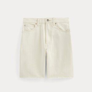 Everlane Women's OG Baggy Jean Short in Ecru, Size 26